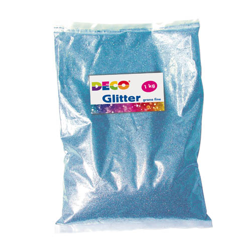 BRILLANTINI GLITTER - BUSTA KG.1 - TURCHESE