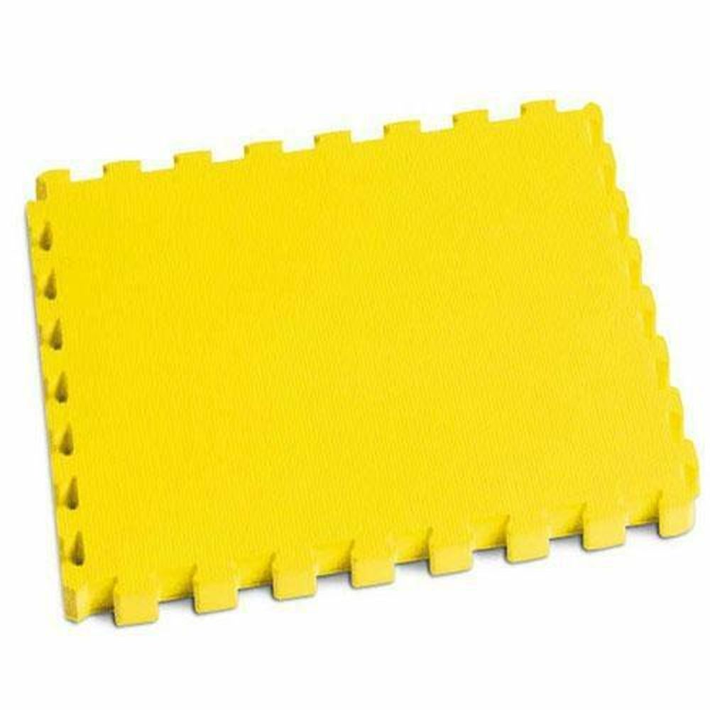 TAPPETO A INCASTRO EVA CM.100X100X1 GIALLO