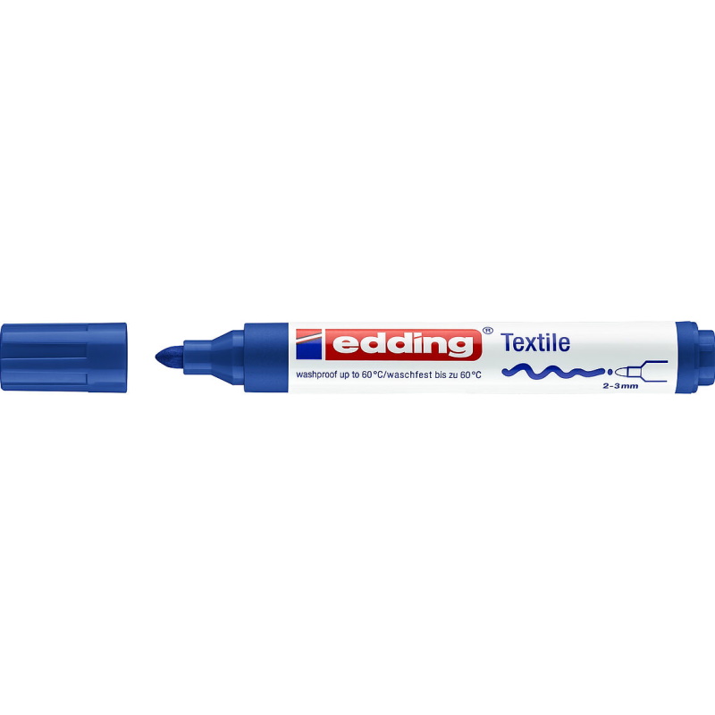 MARKER EDDING 4500 TEXTILE BLU