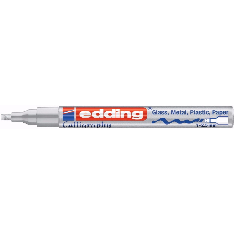 MARKER EDDING 753 CALLIGRAPHY ARGENTO