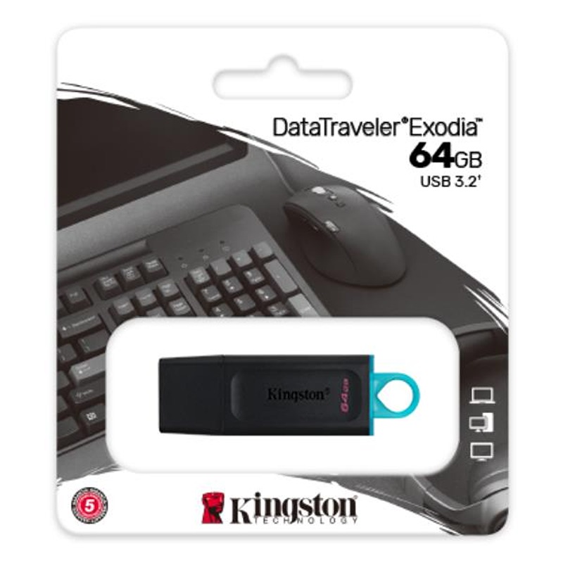 PEN DRIVE DATATRAVELER EXODIA USB 3.2 64GB