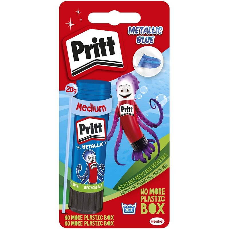 COLLA STICK PRITT METALLIC GR. 20 BLU