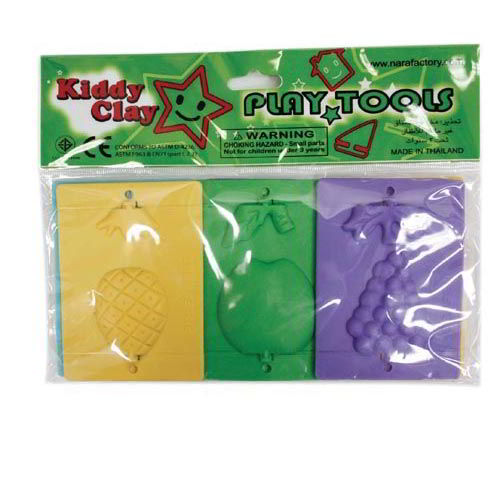 KIDDY CLAY - 6 STAMPINI FLEX PER PLASTILINA - BUSTA