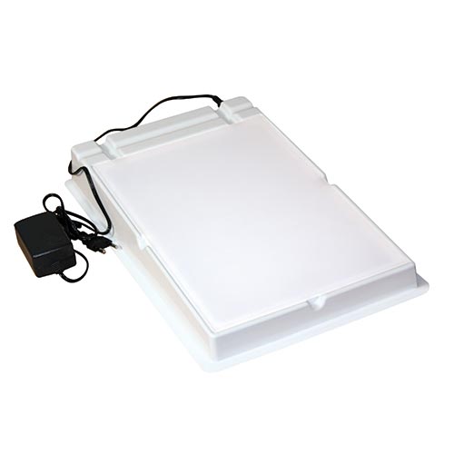 TAVOLO LUMINOSO CON LED CM.27X41