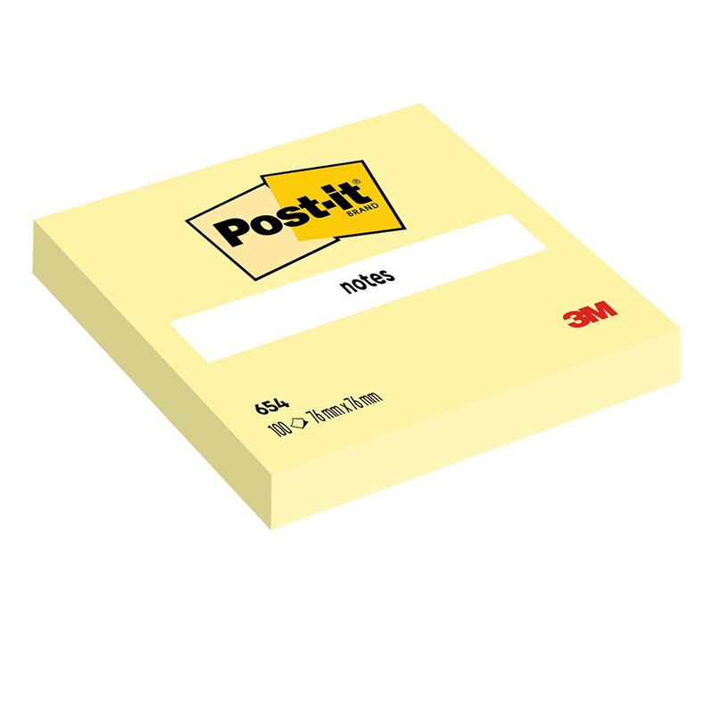 POST IT 654 76x76 GIALLO FG100