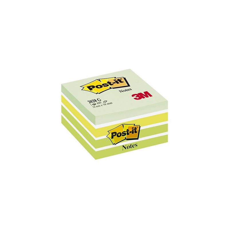 POST IT 2028 76X76 CUBO VERDE FG.450