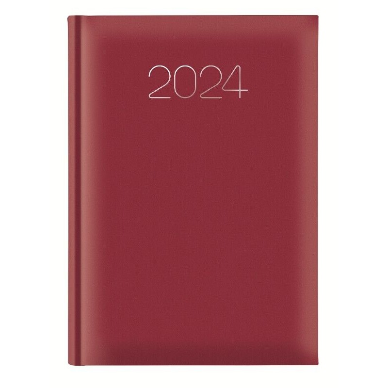 AGENDA GIORNALIERA GOMMATO 14X20 ROSSO