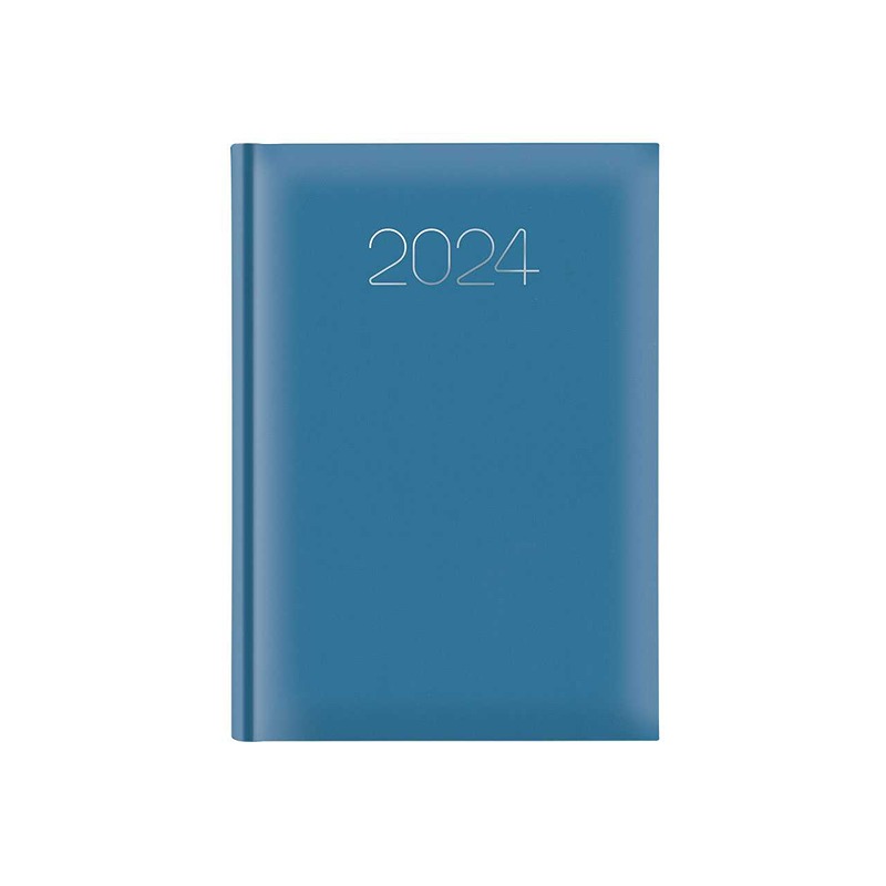 AGENDA SETTIMANALE GOMMATO 17X24 BLU