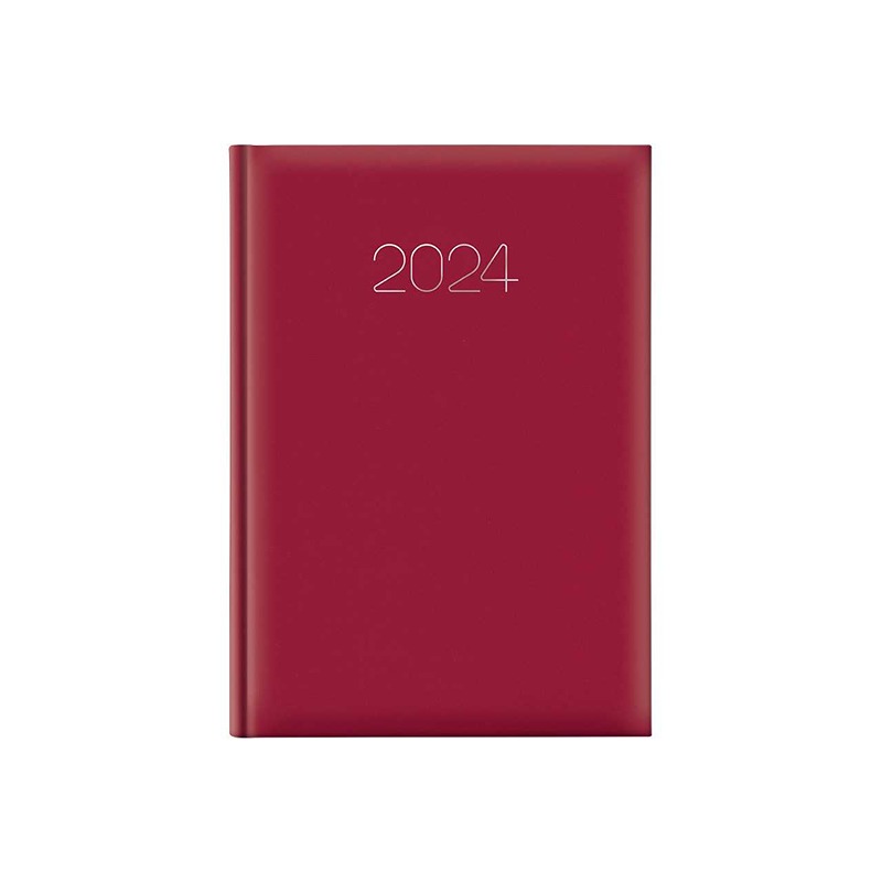 AGENDA SETTIMANALE GOMMATO 17X24 ROSSO