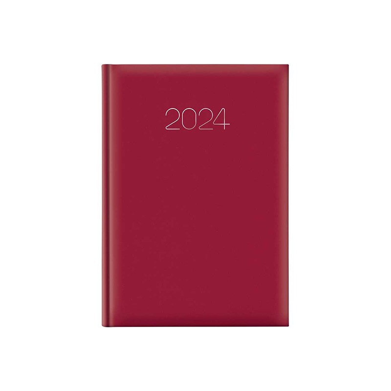 AGENDA SETTIMANALE GOMMATO 17X24 ROSSO