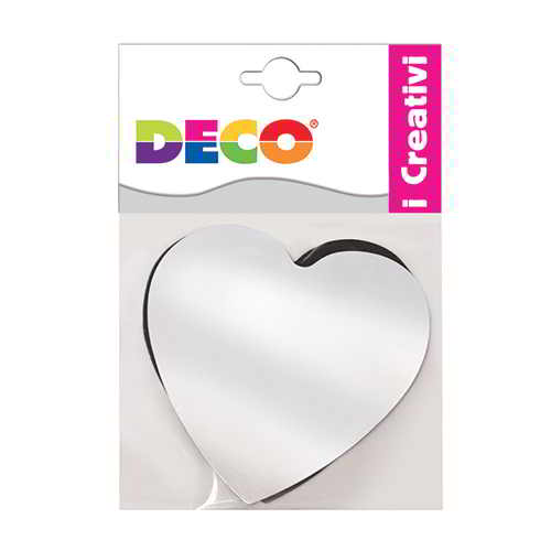 SPECCHIO CUORE CM.10 - BUSTA 4 PZ.