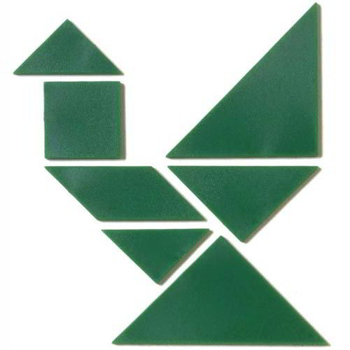 TANGRAM PLASTICA TRASP.- SET 4 TANGRAM - TOT. 28 PZ