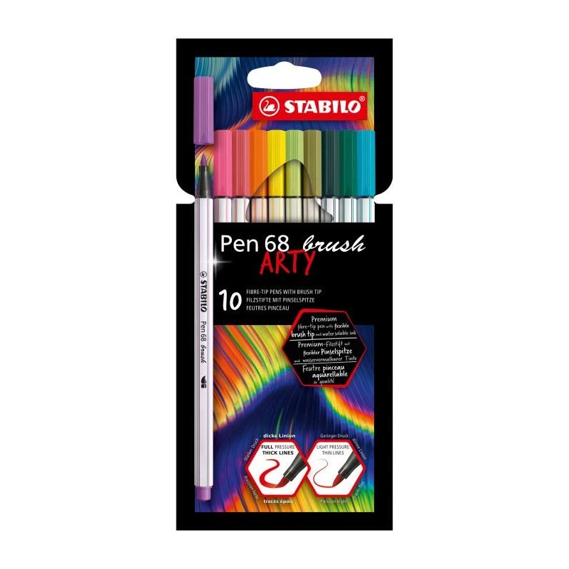 PENNARELLIO STABILO POINT 68 BRUSH ARTY /10