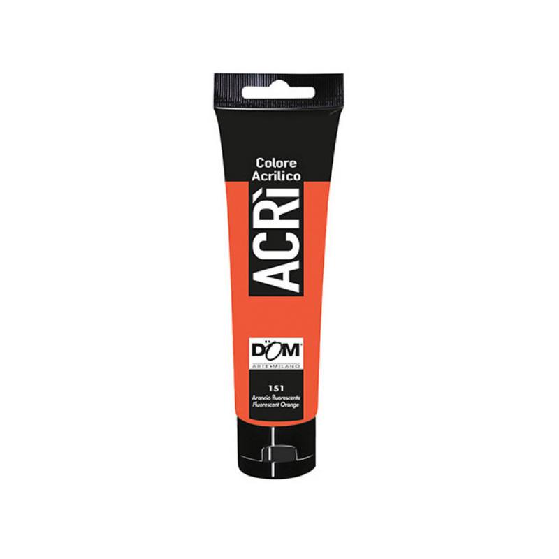 ACRILICO - TUBO ML.100 - ARANCIONE FLUO