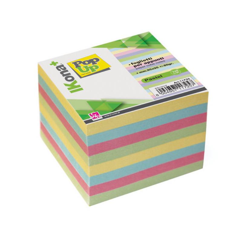 POP-UP - CUBO CARTA FG.700 - MM.95X95 - PASTELLO