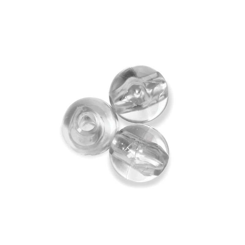 PERLE CRISTAL MM.12 - 50 PEZZI - TRASPARENTE
