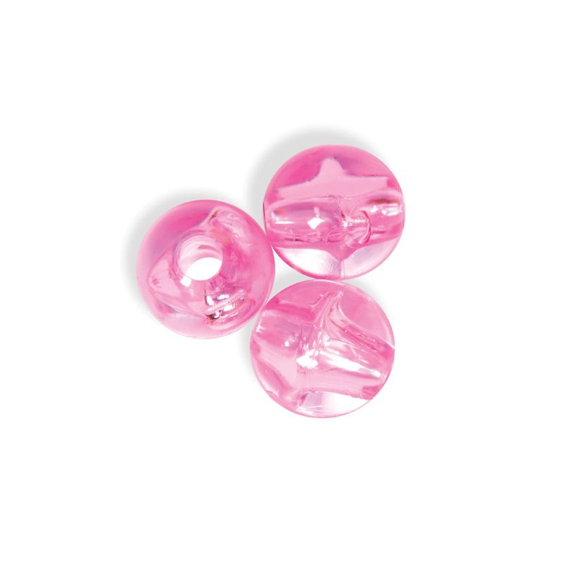 PERLE CRISTAL MM.12 - 50 PEZZI - ROSA