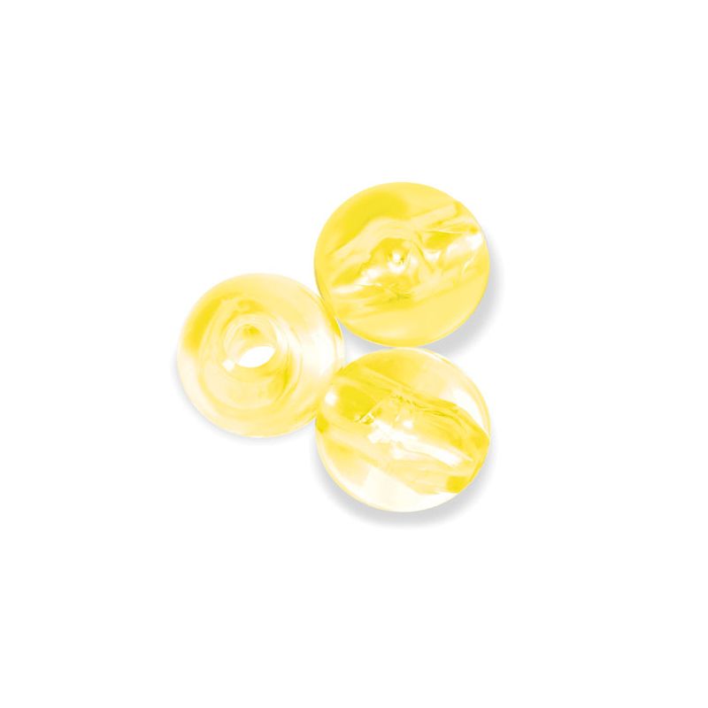 PERLE CRISTAL DIAM.MM.16 - BUSTA 30 PZ. - GIALLO