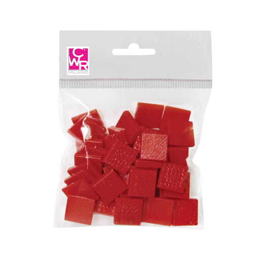 MOSAICO ARTISTICO MM.15X15 - BUSTA 50 PZ. - ROSSO