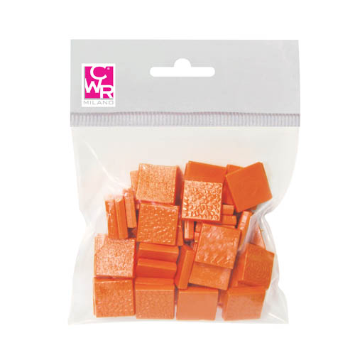 MOSAICO ARTISTICO MM.15X15 - BUSTA 50 PZ. - ARANCIO