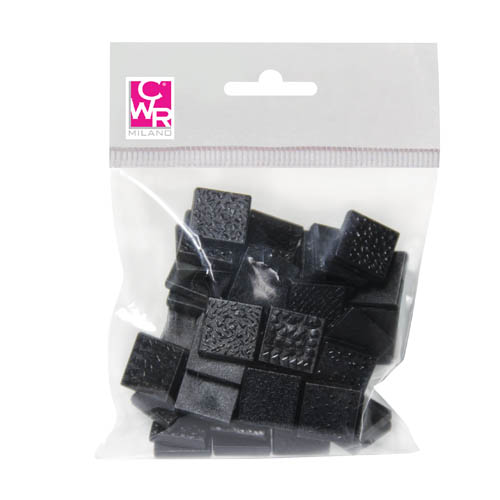 MOSAICO ARTISTICO MM.15X15 - BUSTA 50 PZ. -  NERO