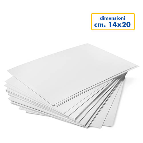 SCHEDA BIANCA CM.14X20 - PZ. 30