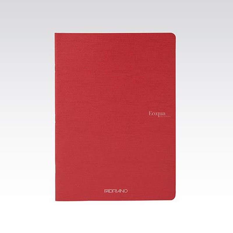 QUADERNO ECOQUA A4 GR.90 1 RIGO ROSSO SCURO