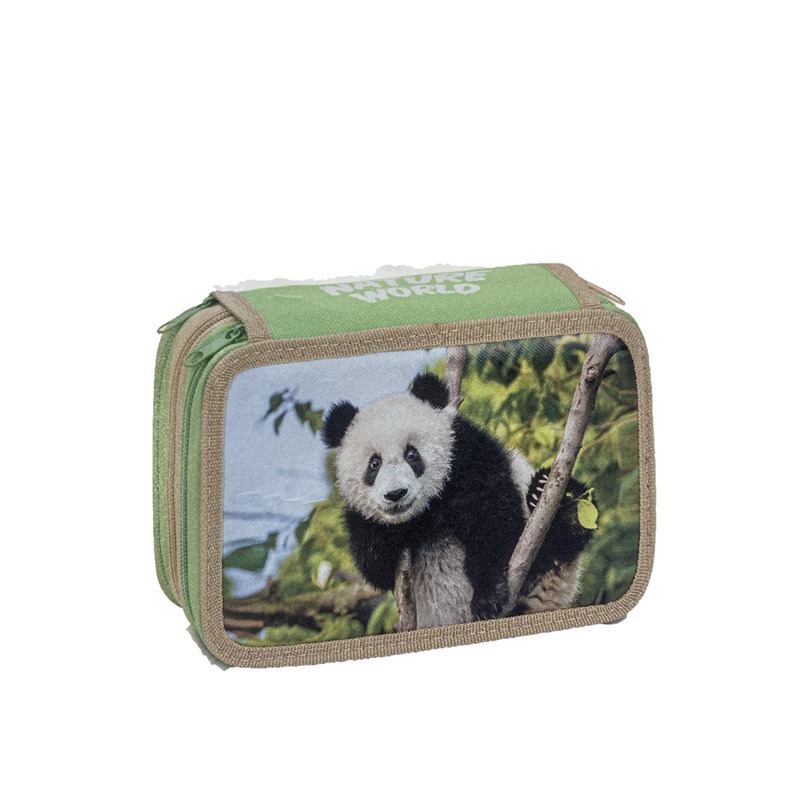 ASTUCCIO 3 ZIP PIENO PANDA