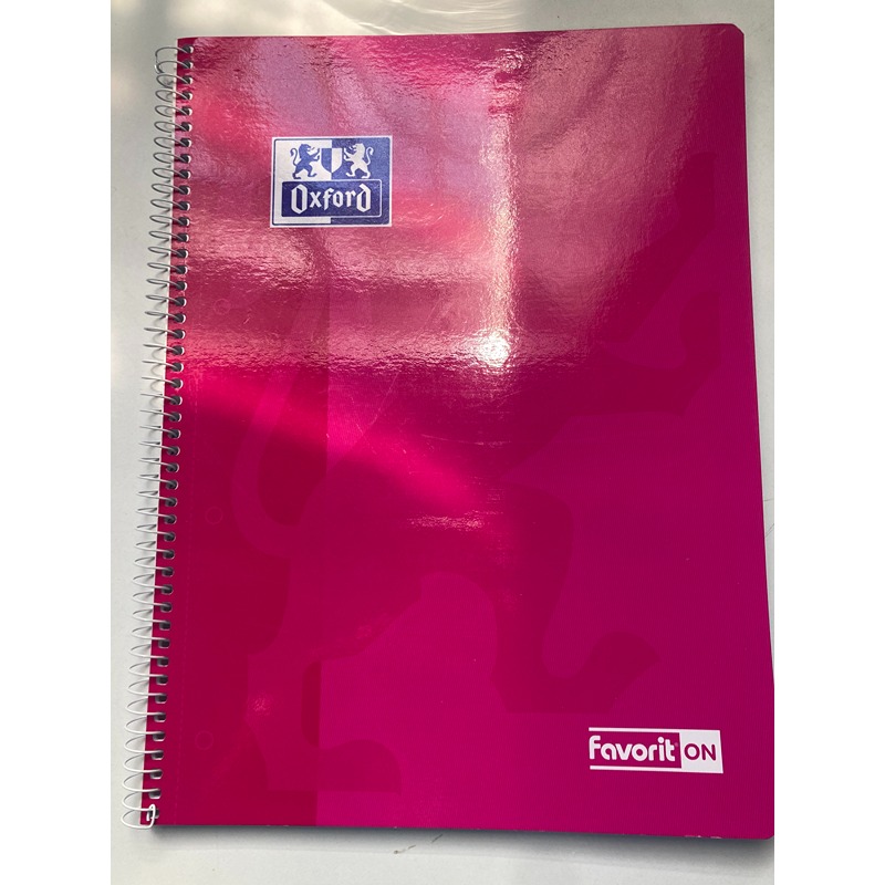 QUADERNO SPIRALE OXFORD FAVORIT 90GR 120PG 1R MAGENTA