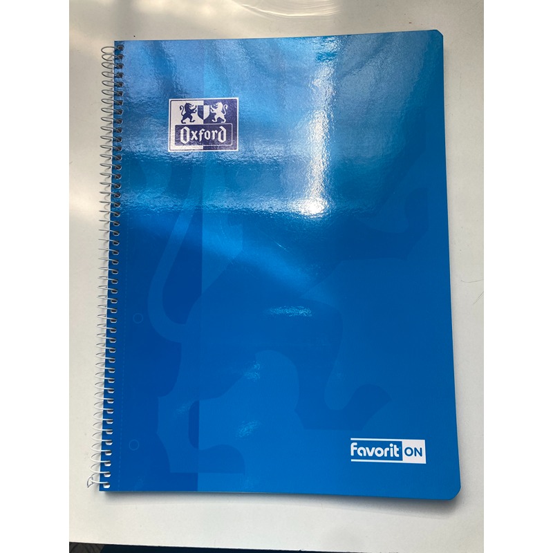 QUADERNO SPIRALE OXFORD FAVORIT 90GR 120PG 5MM AZZURRO