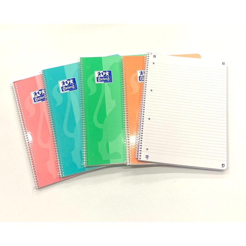 QUADERNO SPIRALE OXFORD FAVORIT 90GR 120PG 1R COL.ASS