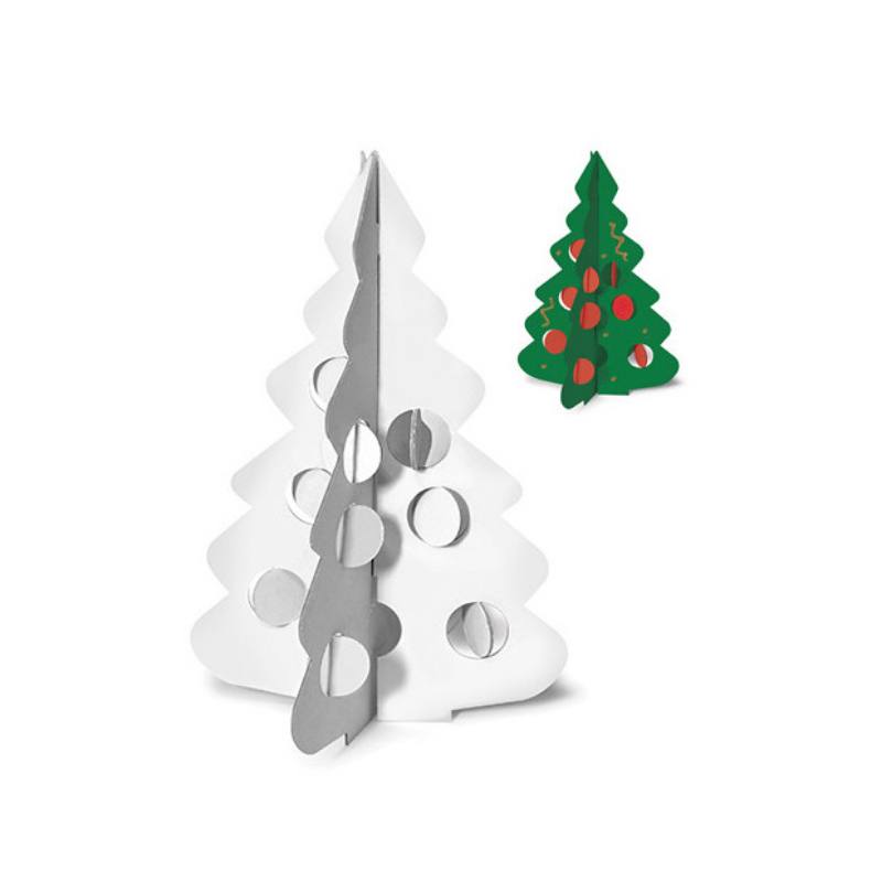 ALBERO IN CARTONE DA DECORARE CM.30X20 - BUSTA 2 P