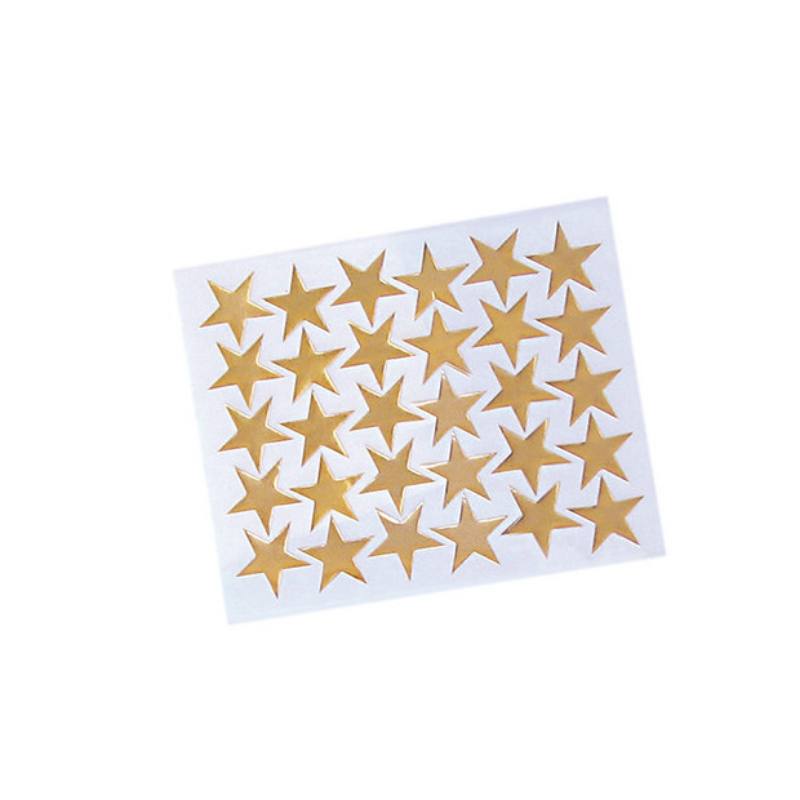 ADESIVI - SET 6 FOGLI 120X75 MM (288 PZ) - STELLE