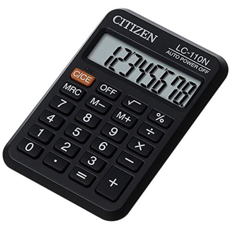 CALCOLATRICE TASCABILE CITIZEN 110NRPK NERO