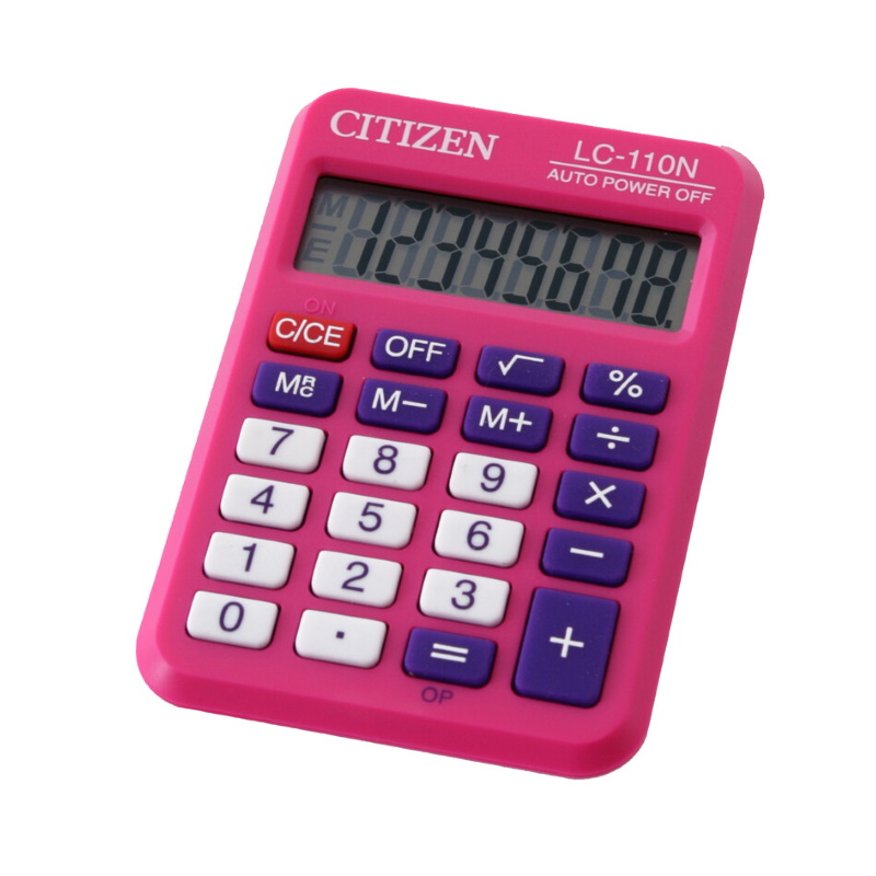 CALCOLATRICE TASCABILE CITIZEN 110NRPK ROSA