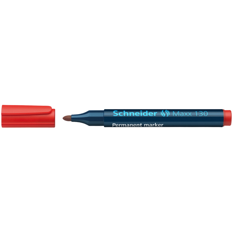 MARKER SCHNEIDER PERMANENT MAXX 130 PT 1-3MM ROSSO