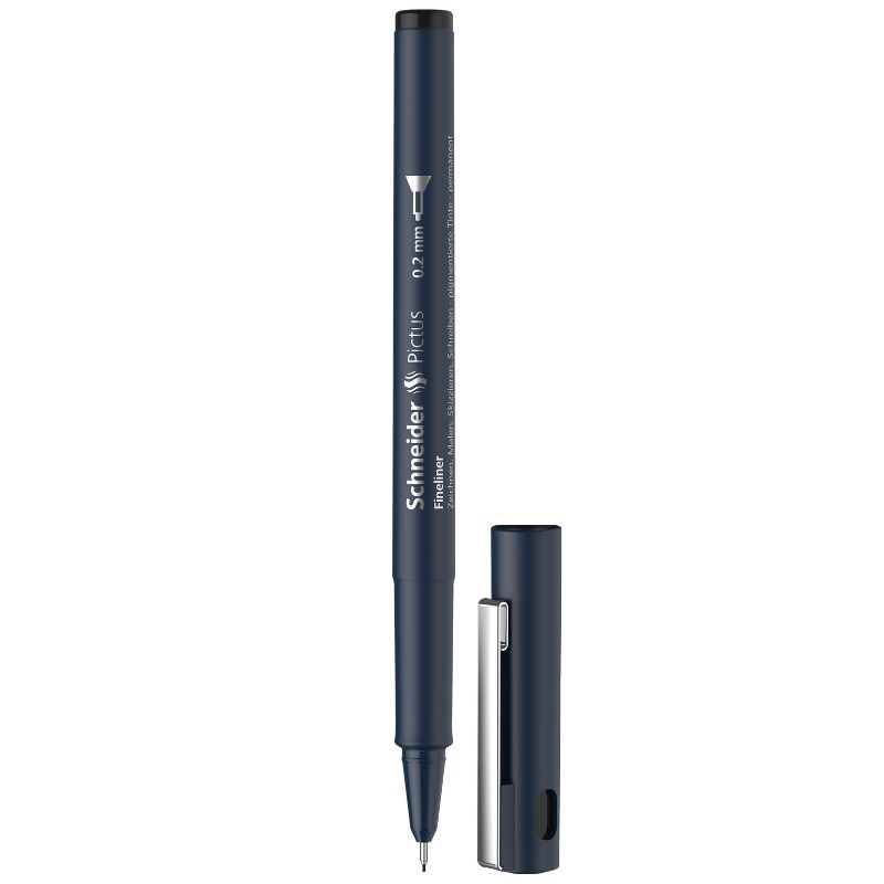 PENNA SCHNEIDER FINELINER PICTUS 0.2 MM NERO