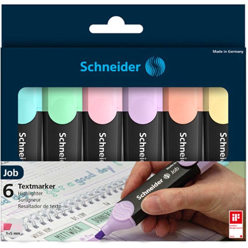 EVIDENZIATORE SCHNEIDER JOB PASTEL /6