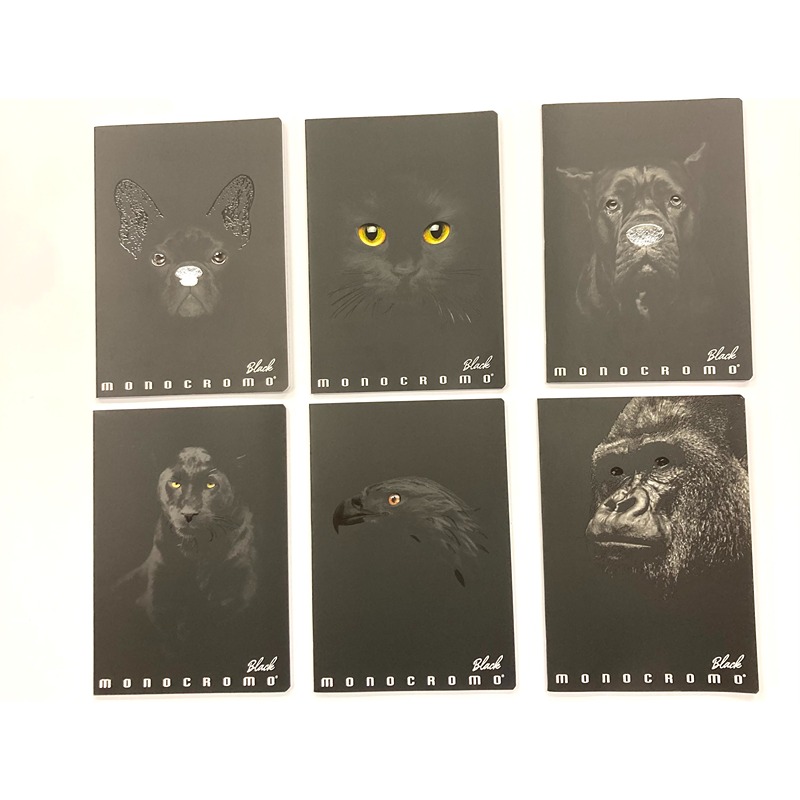 QUADERNO MAXI MONOCROMO BLACK 100GR. 38FG 5MM