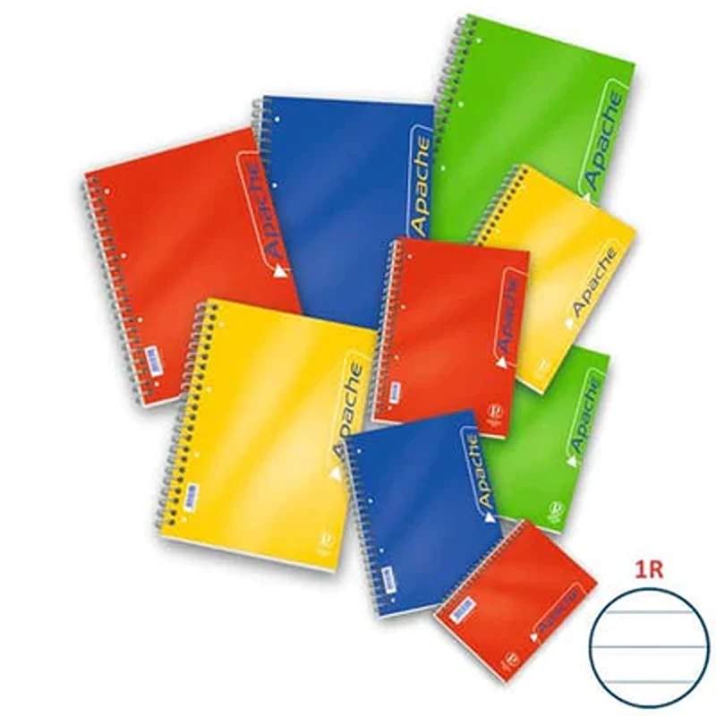 QUADERNO C/SPIRALE APACHE A4 1 RIGO