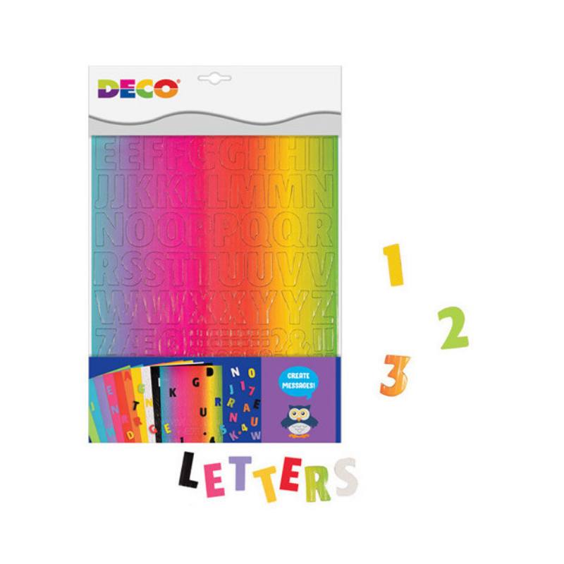 LETTERE E NUMERI IN CARTONE
