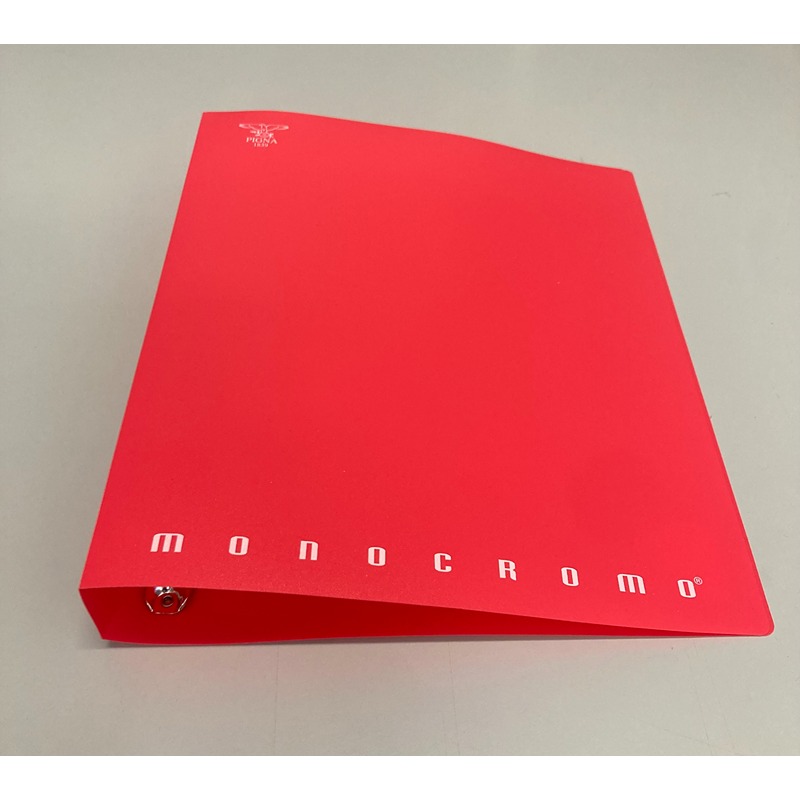 RACCOGLITORE AD ANELLI A4 MONOCROMO PPL 21X29,7 D.30 ROSSO