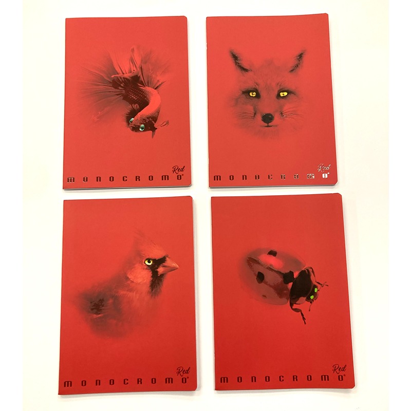QUADERNO MAXI MONOCROMO RED 100GR. 38FG 5MM