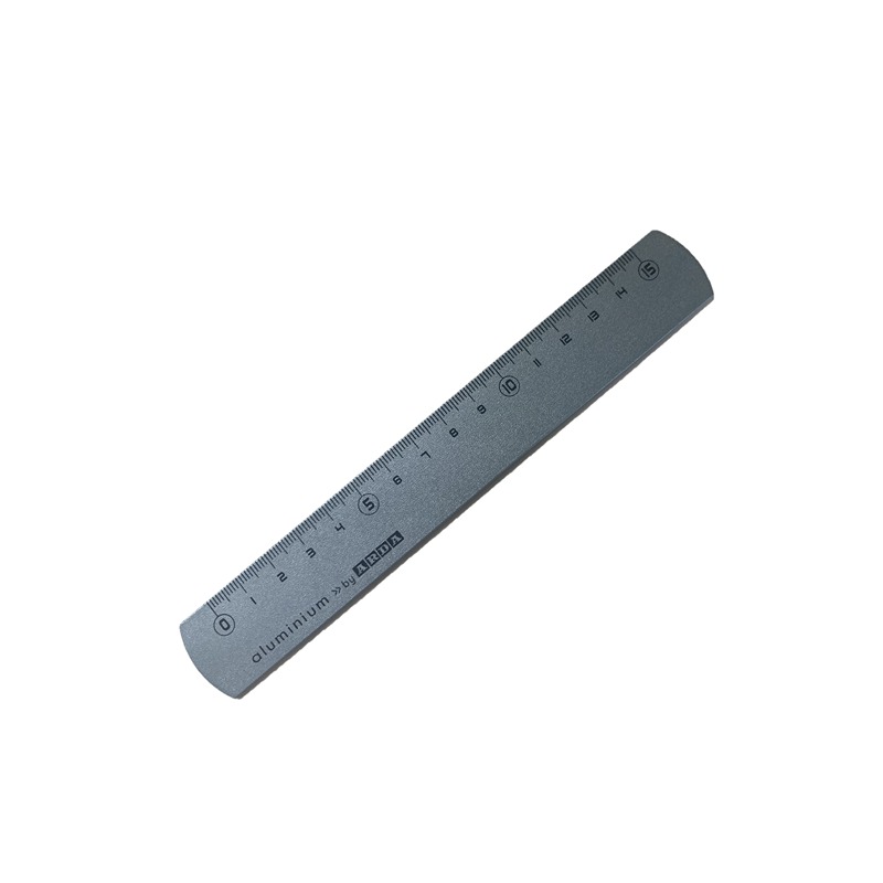 RIGHELLO METALLO COLORATO CM.15 BLU