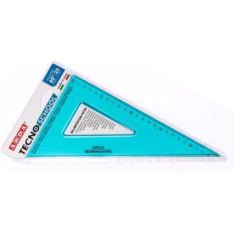 SQUADRA 60°/25 CM. TECNOSCHOOL
