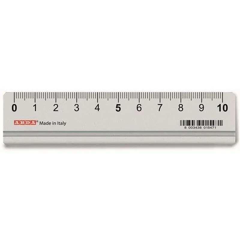 RIGHELLO ALLUMINIO CM.10
