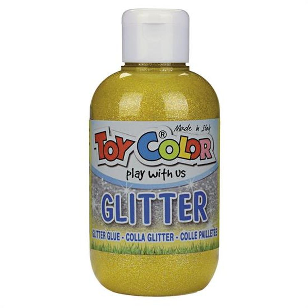 TEMPERA GLITTER ML. 250 GIALLO