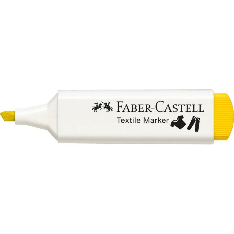 MARKER TESSUTO FABER CASTELL GIALLO