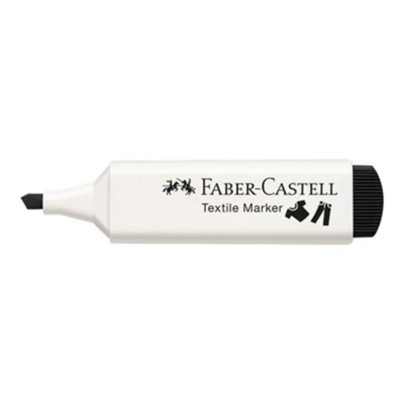 MARKER TESSUTO FABER CASTELL NERO