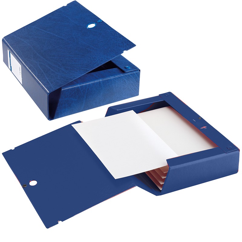 CARTELLA PROGETTI SCATTO DORSO 40 BLU